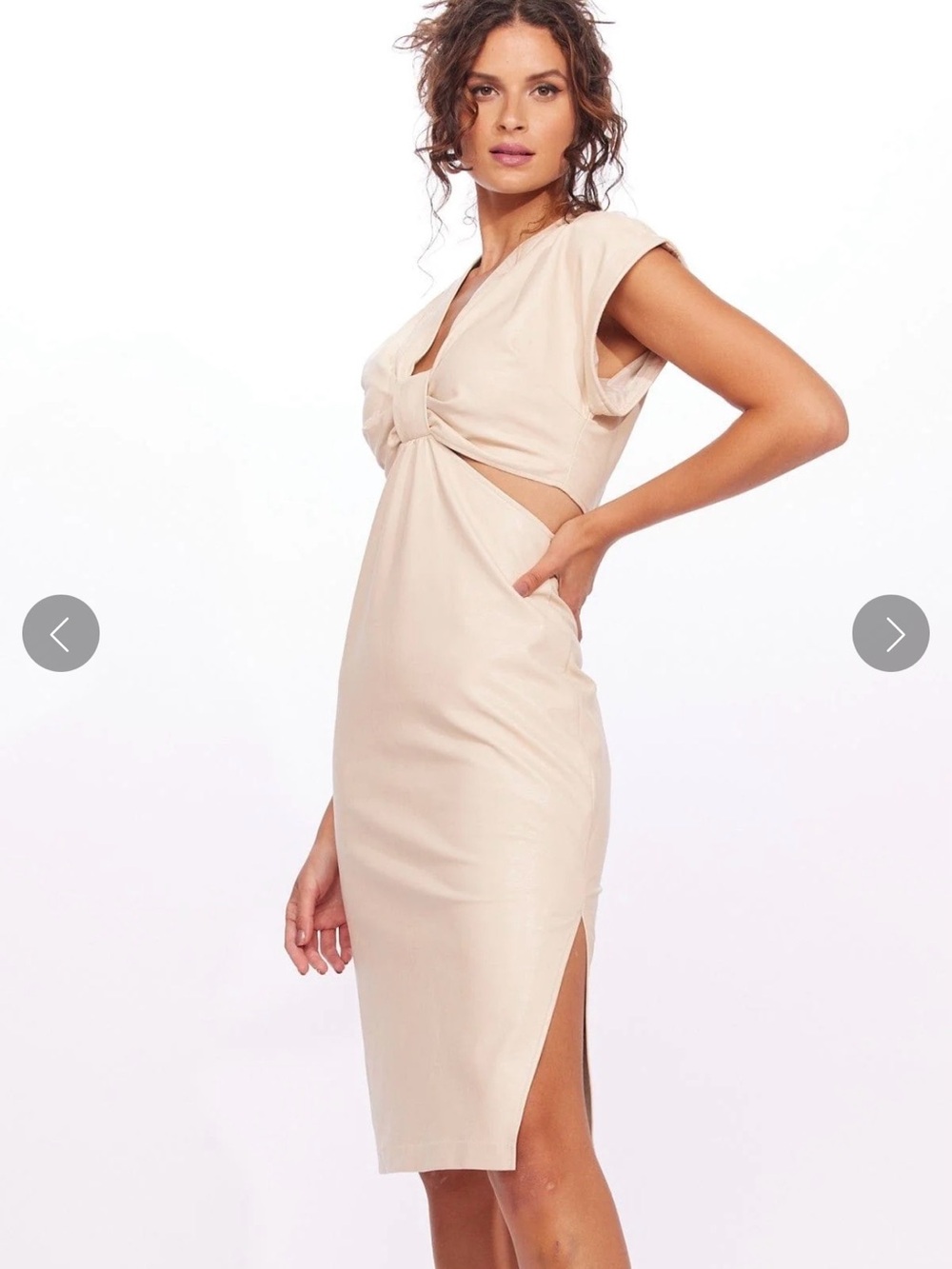 Eva Franco - mini dress faux leather